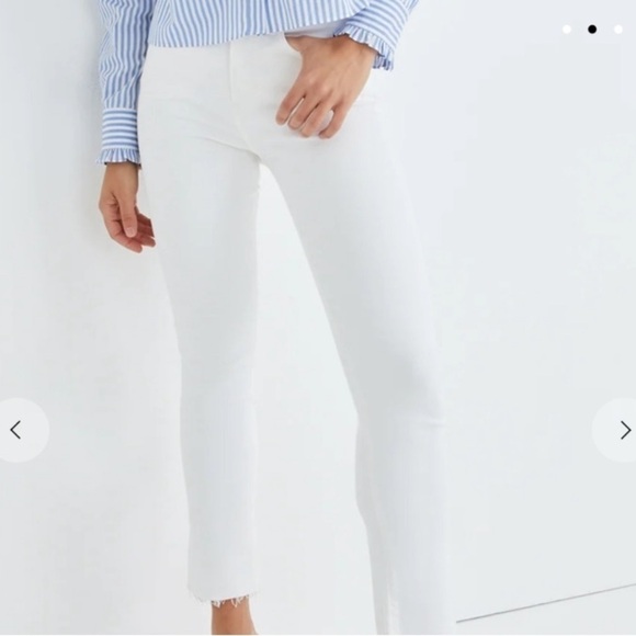 Veronica Beard Carly NWT Kick Flare White Denim Jeans Size 30 - Picture 2 of 11